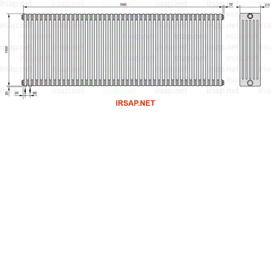 Радиатор IRSAP Tesi 61500/44 T18 CL 01